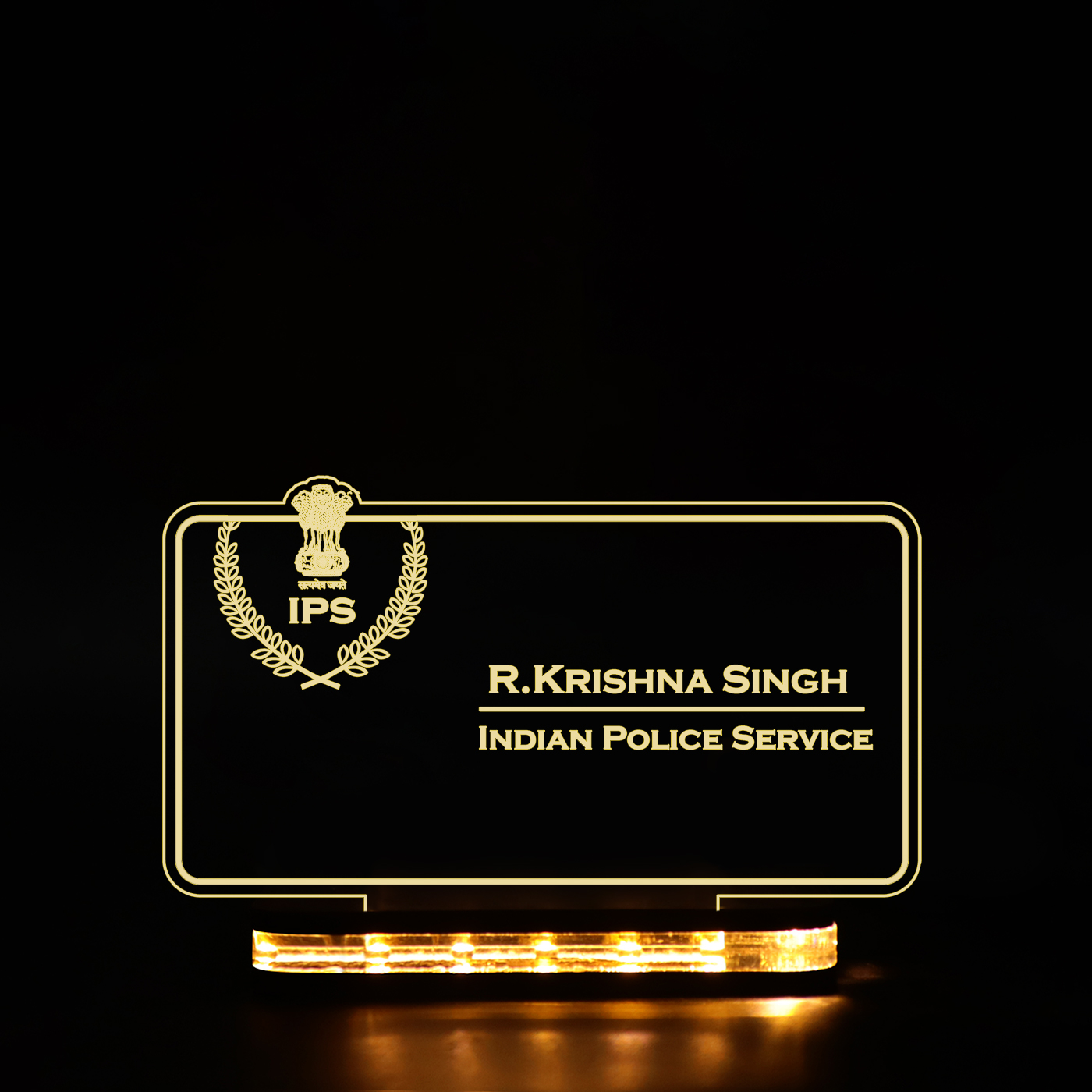 ips name plate design