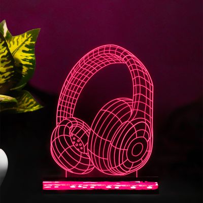 3D Headphones Design Lamp