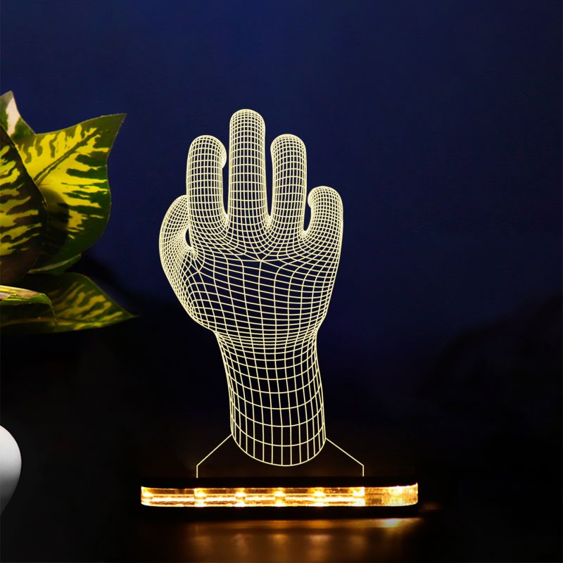 3D Design Hand Lamp