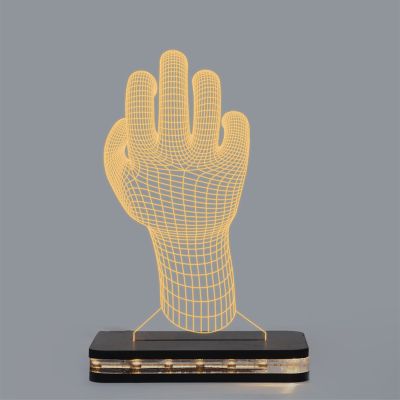 3D Design Hand Lamp