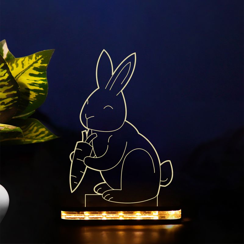 Rabbit Design Night Lamp