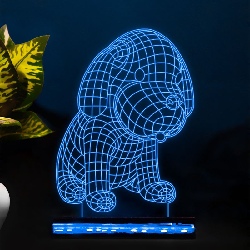 3D Puppy Dog Night Lamp