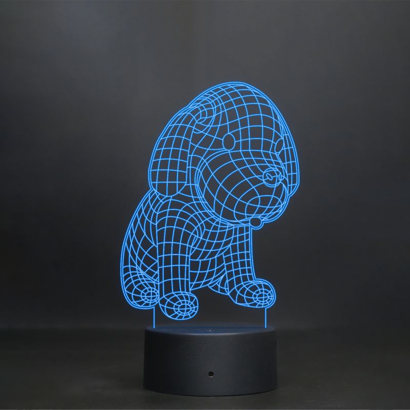 3D Puppy Dog Night Lamp