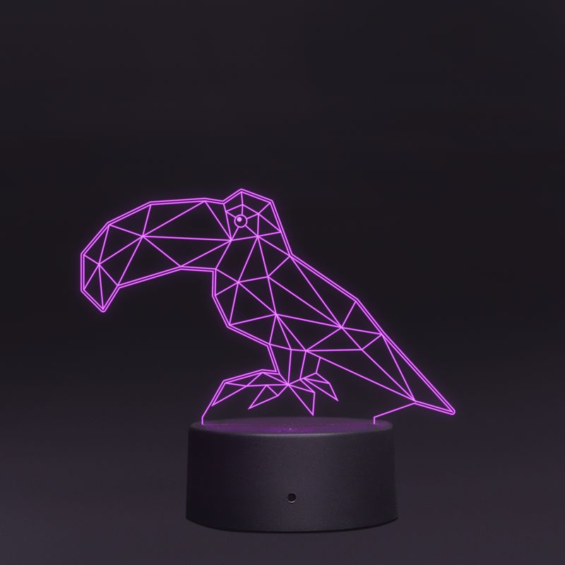 Poly-Art Toucan Bird Design Lamp