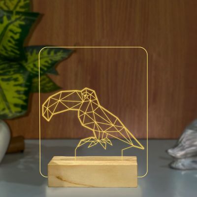 Poly-Art Toucan Bird Design Lamp