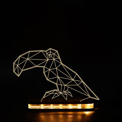 Poly-Art Toucan Bird Design Lamp