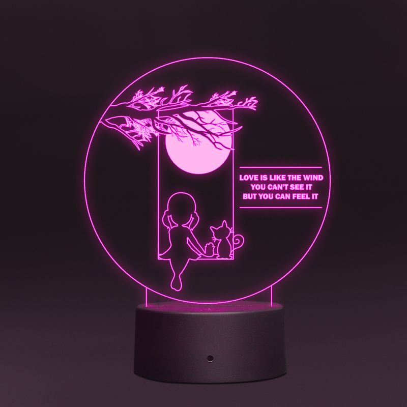 Cute Message For your Loved One Lamp