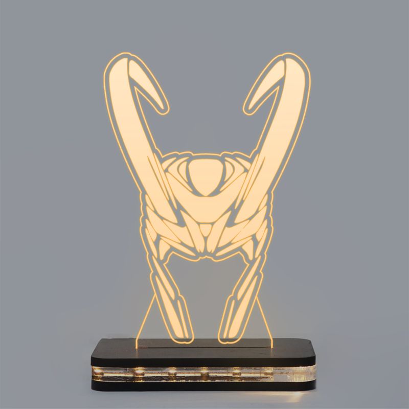 Loki Helmet Design Night Lamp