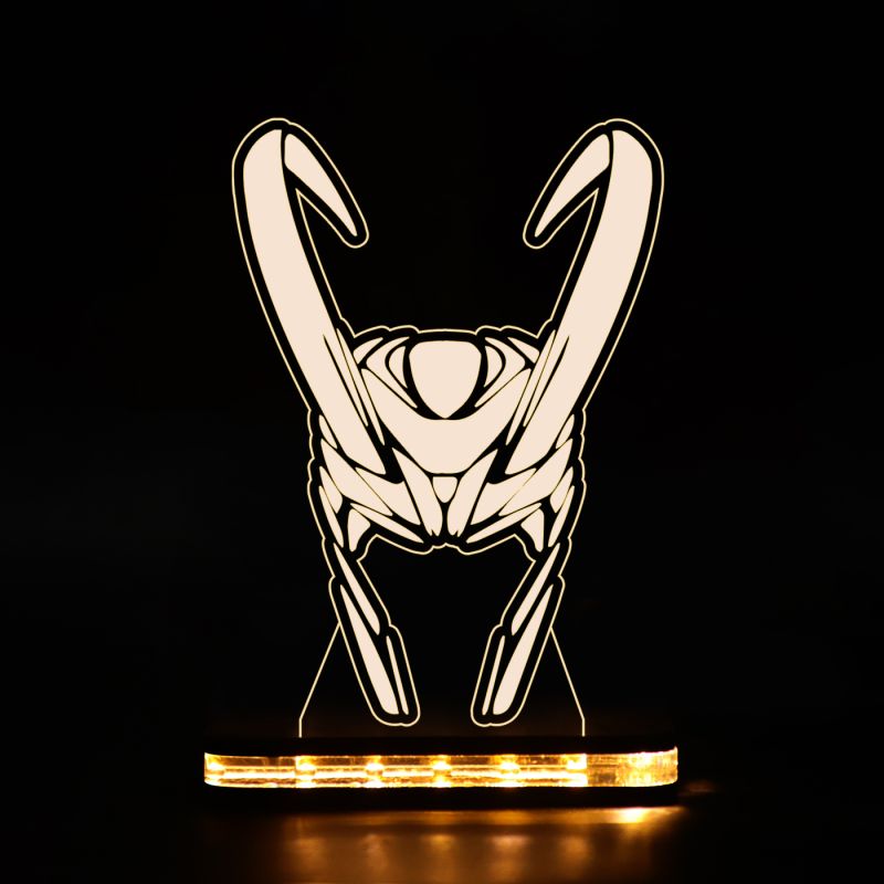 Loki Helmet Design Night Lamp