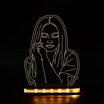 Beautiful Girl Night Lamp