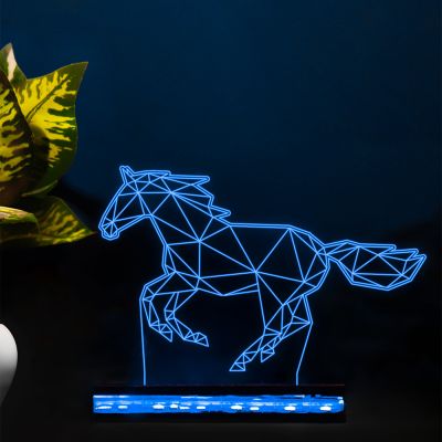 Poly-Art Horse Design Night Lamp