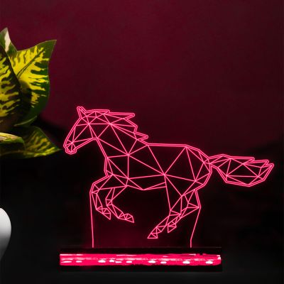 Poly-Art Horse Design Night Lamp