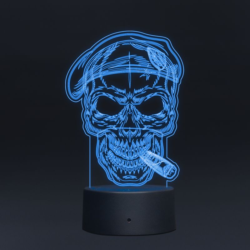 Human Skull Night Lamp