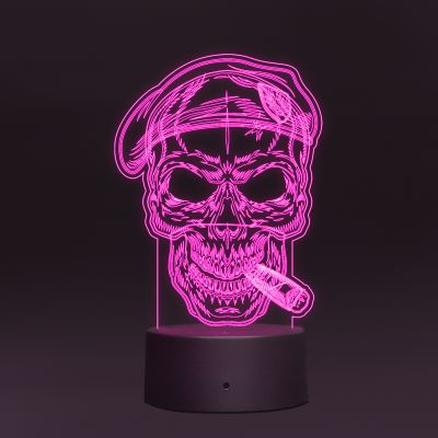 Human Skull Night Lamp