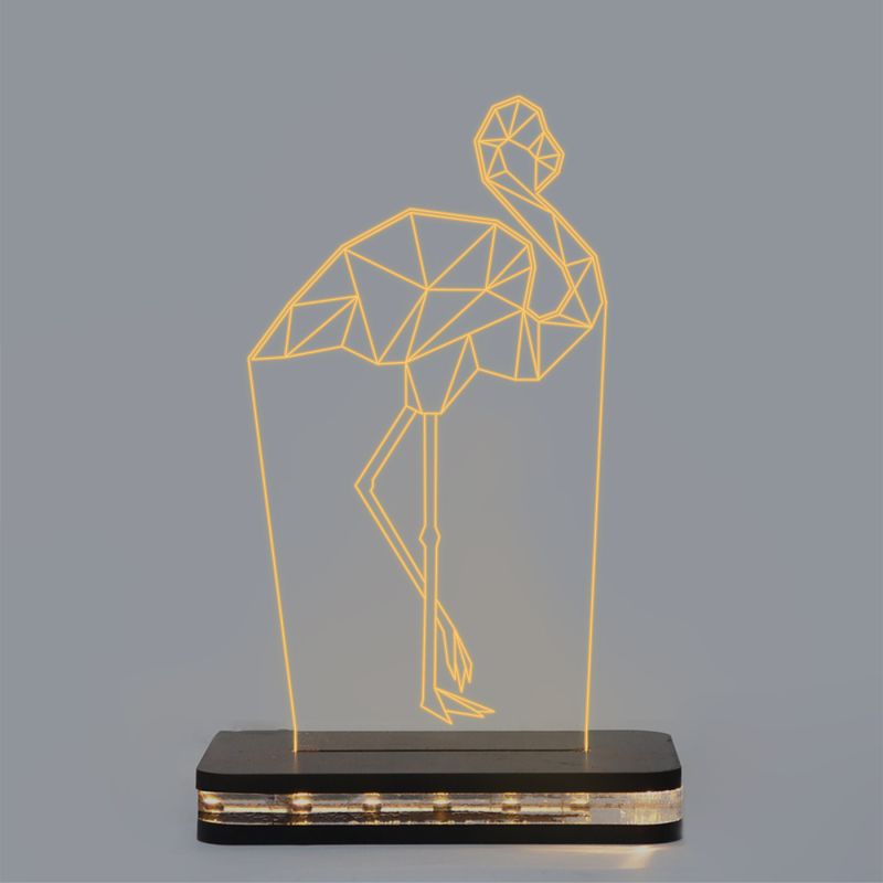 Ply-Art Flamingo Night Lamp