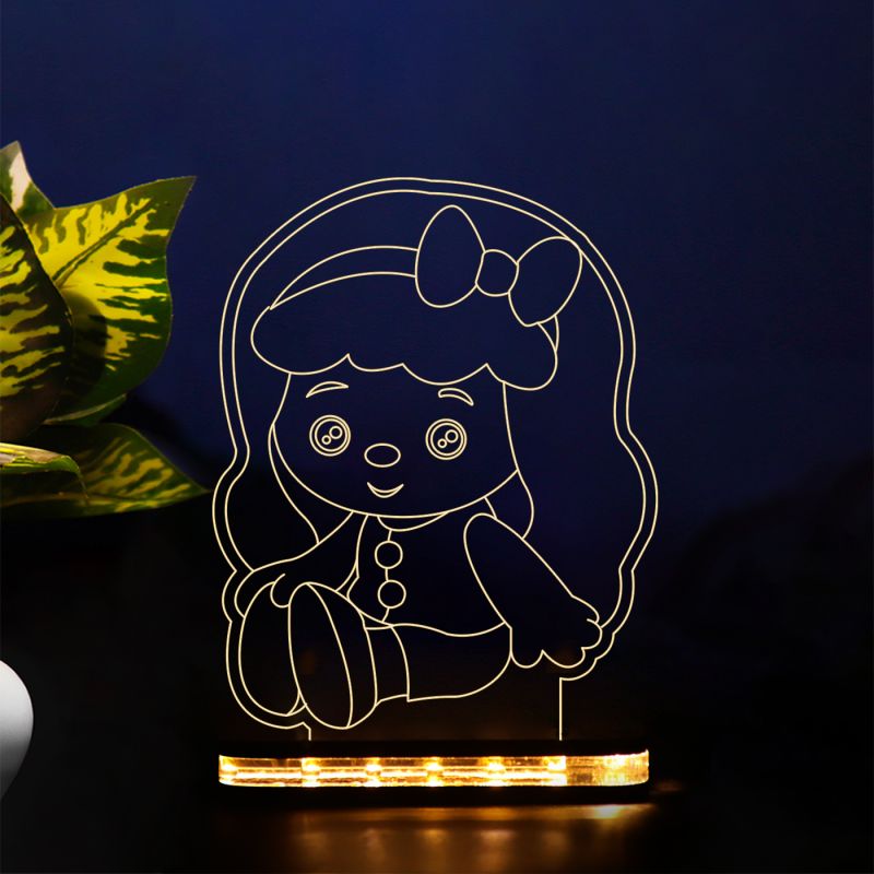 Cute Baby Doll Night Lamp