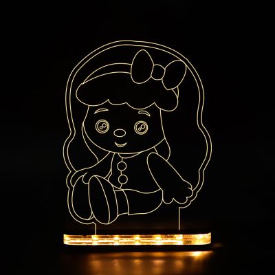 Cute Baby Doll Night Lamp