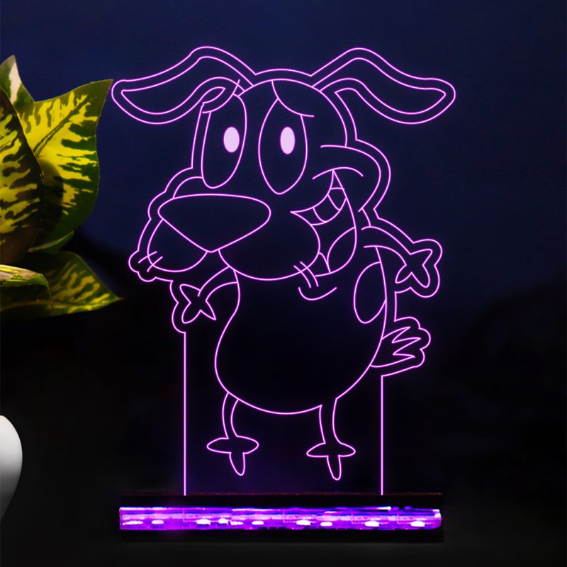 Poly-Art Dog Head Night Lamp