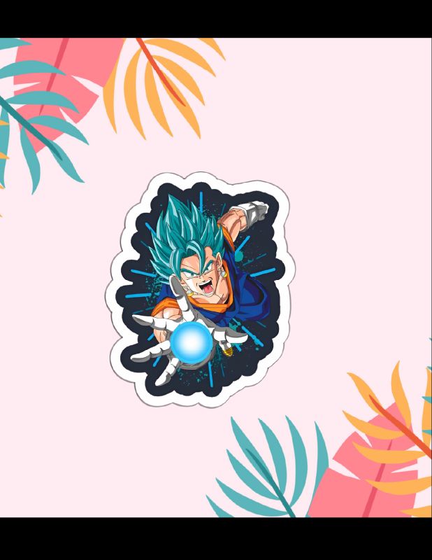 Vegito blue Magnet Sticker