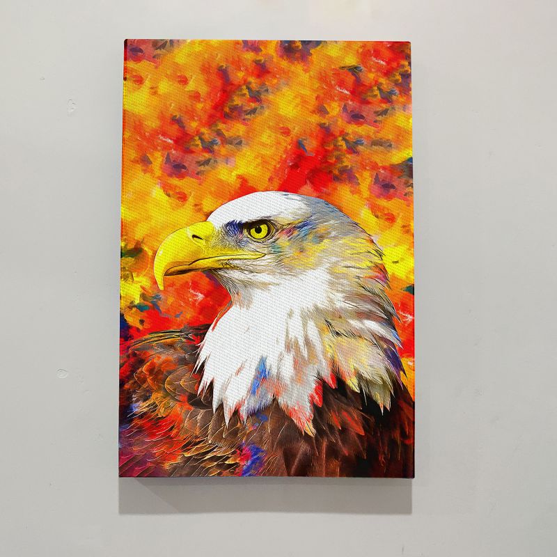 Eagle Face Modern Day Canvas For The Home Decor