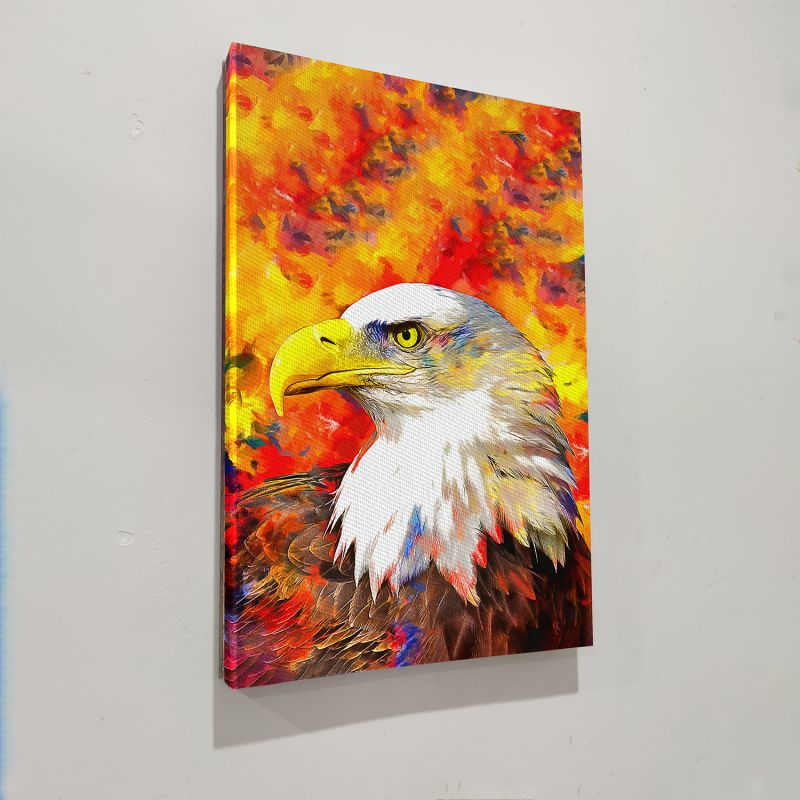 Eagle Face Modern Day Canvas For The Home Decor