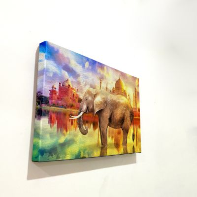 Elephant Scene Modern Art For The Home Decor