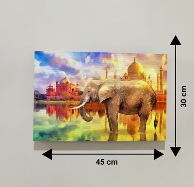 Elephant Scene Modern Art For The Home Decor