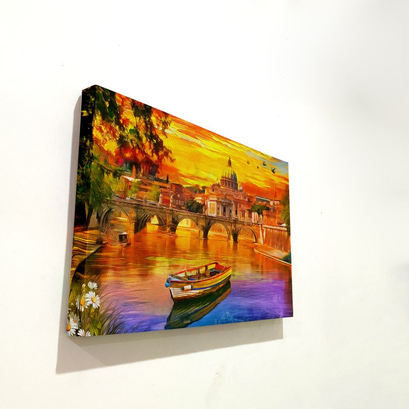 lake Scenery Modern Art For The Home Decor