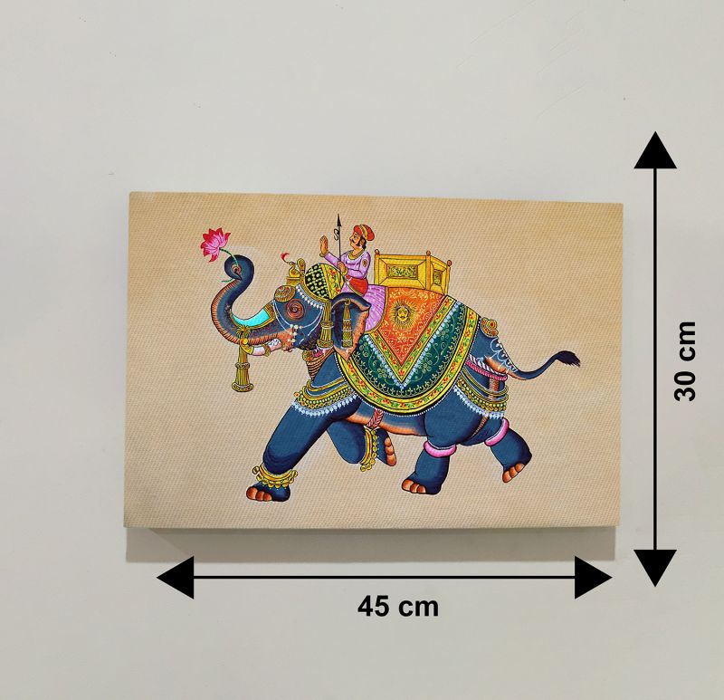 Elephant Modern Art Canvas With The Indian Touch