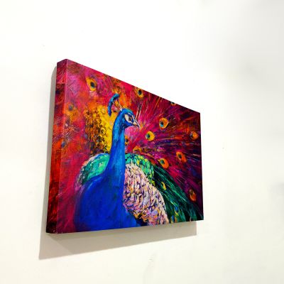 Beautiful Peacock Modern Art Canvas For The Home Decor