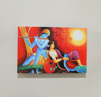 Radha & Krishna Modern Art Canvas For The Home Decoration