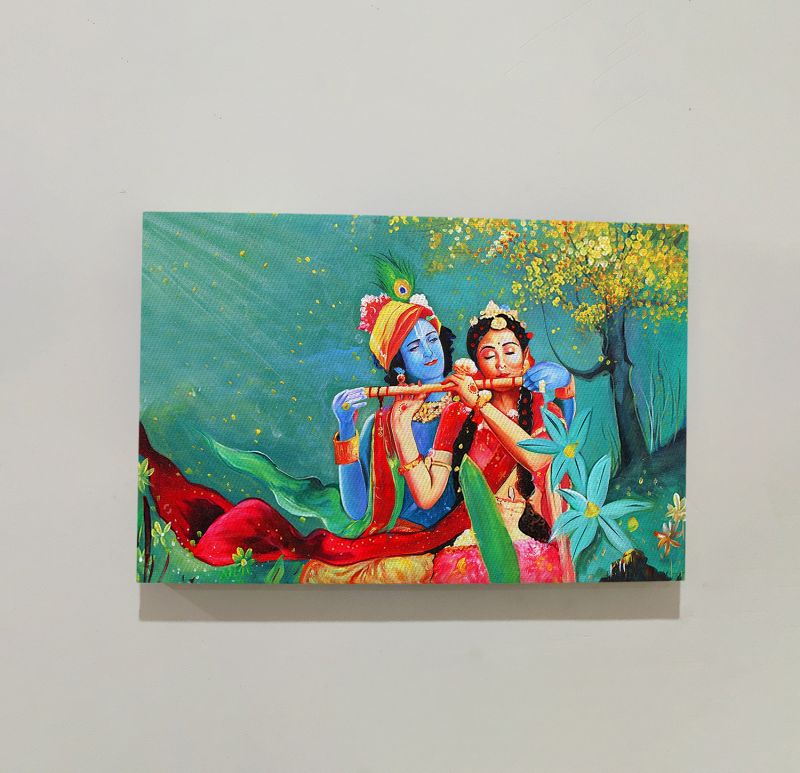 Radha Krishna Modern Art Canvas For The Home Decoration