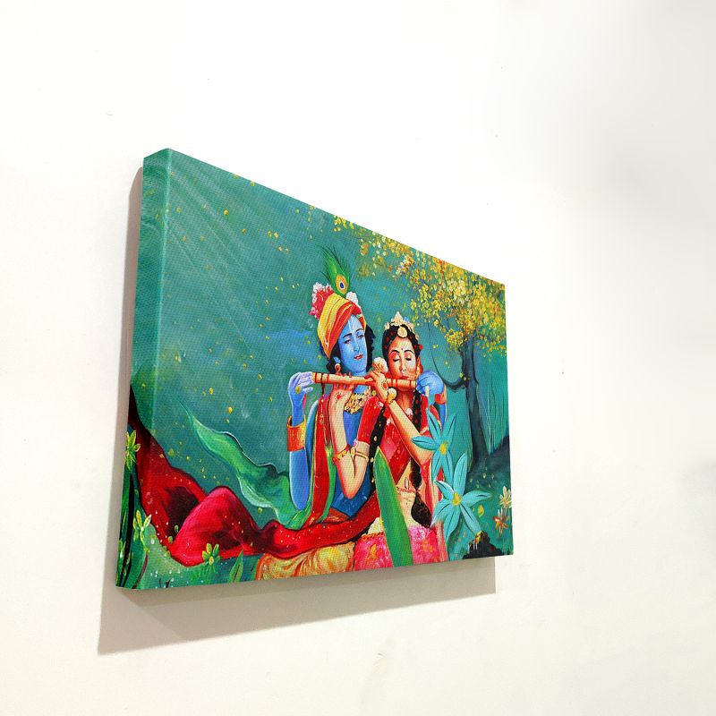 Radha Krishna Modern Art Canvas For The Home Decoration