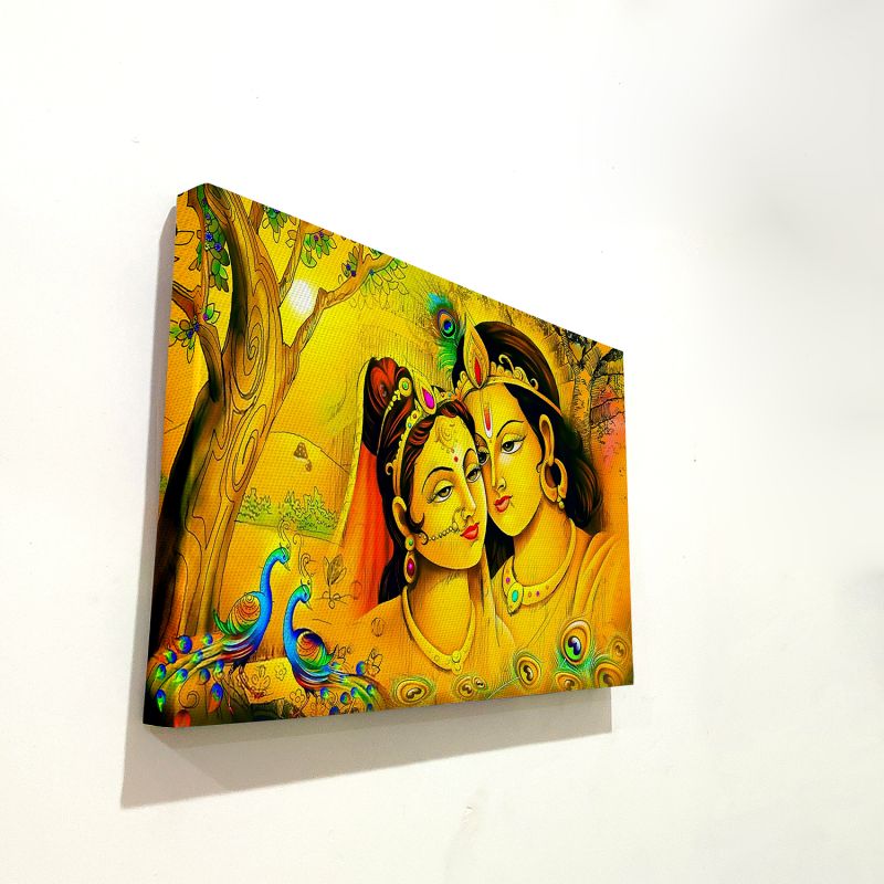 Radha Krishna Ji Modern Art Canvas For The Home Decoration