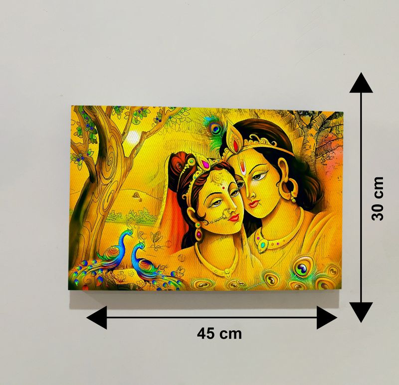 Radha Krishna Ji Modern Art Canvas For The Home Decoration