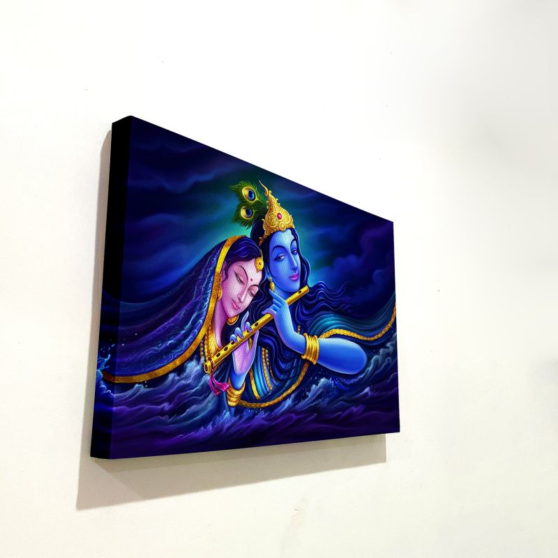 Radha & Krishna Ji Modern Art Canvas For The Home Decoration