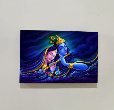 Radha & Krishna Ji Modern Art Canvas For The Home Decoration