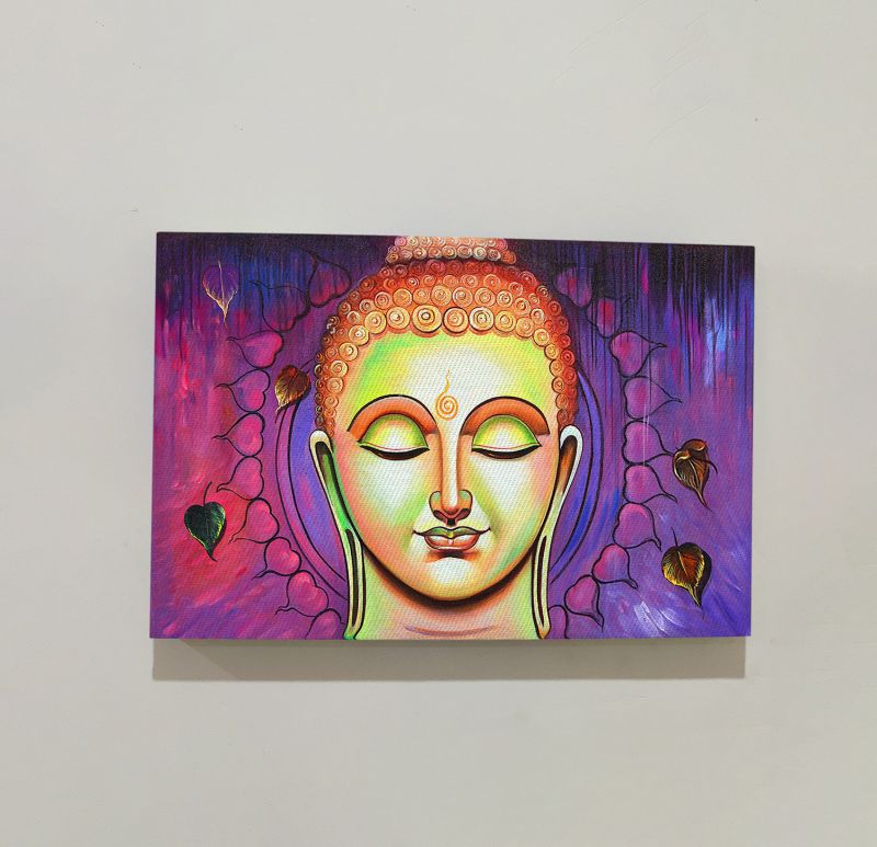 Lord Buddha Modern Art Canvas For The Decorations