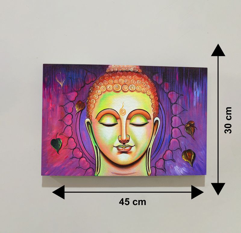 Lord Buddha Modern Art Canvas For The Decorations