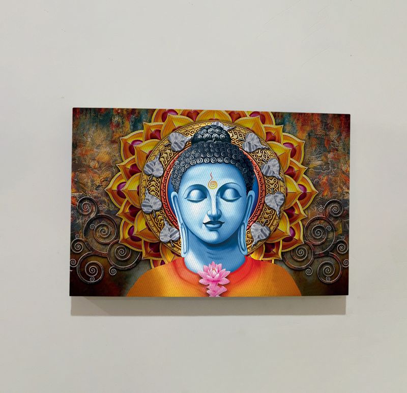 Lord Buddha Modern Art Canvas For The Decorations