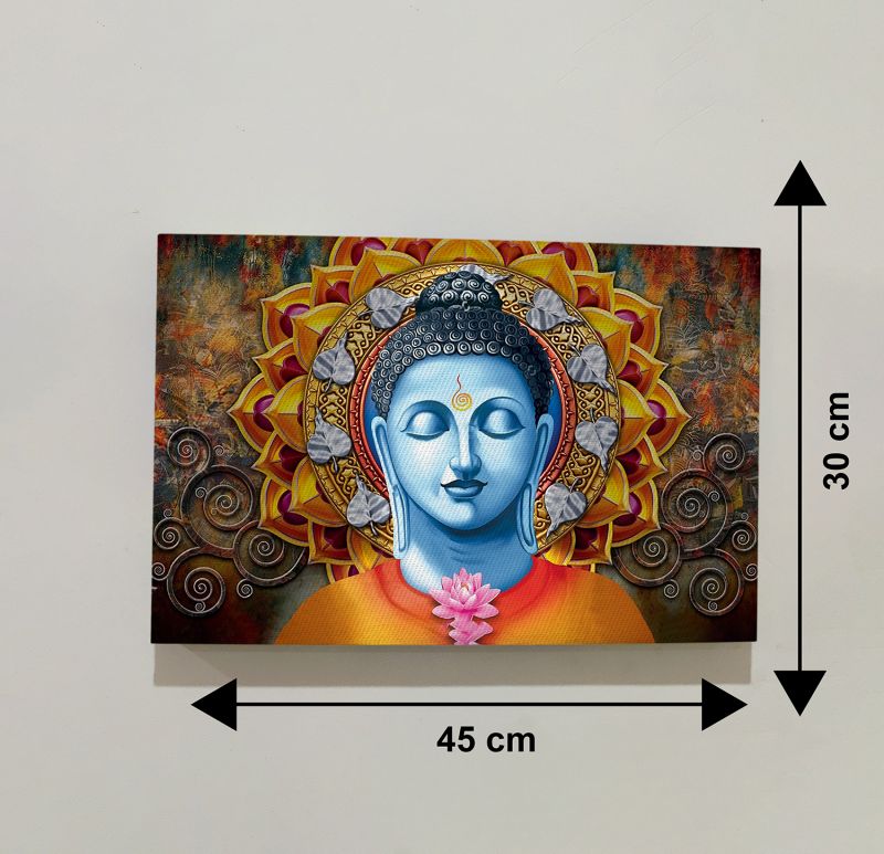 Lord Buddha Modern Art Canvas For The Decorations