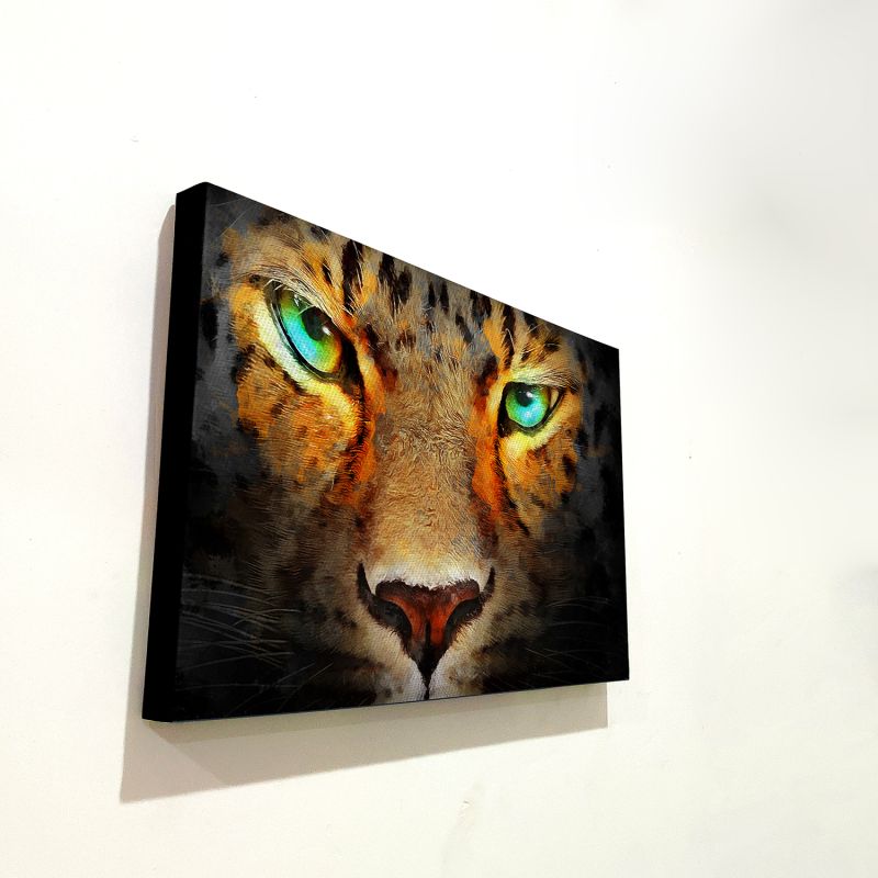 Cheetah Face Modern Art Canvas For The Decorations