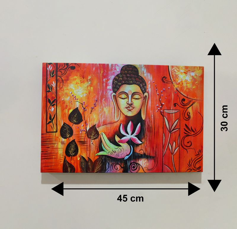 Lord Buddha Modern Art Canvas For The Decorations