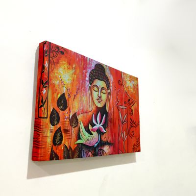 Lord Buddha Modern Art Canvas For The Decorations