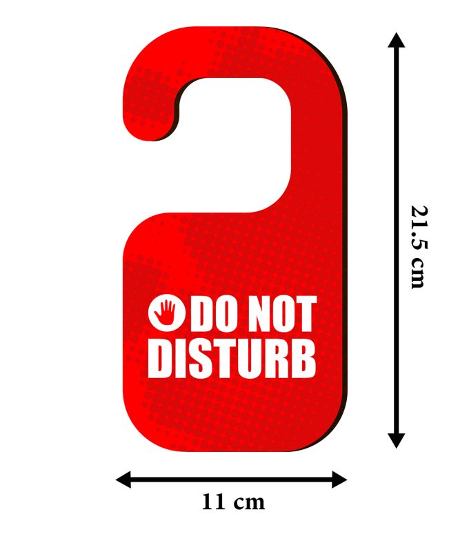 Do Not Disturb Hanging Sign (Sublimation Print)