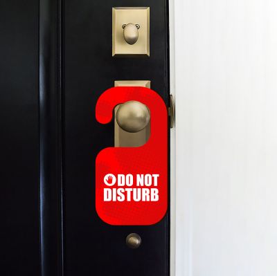 Do Not Disturb Hanging Sign (Sublimation Print)