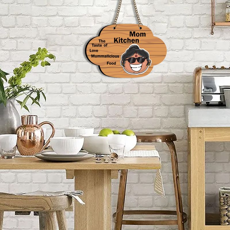 Mom's Kitchen MDF Wooden Wall Hanging