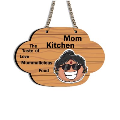 Mom's Kitchen MDF Wooden Wall Hanging