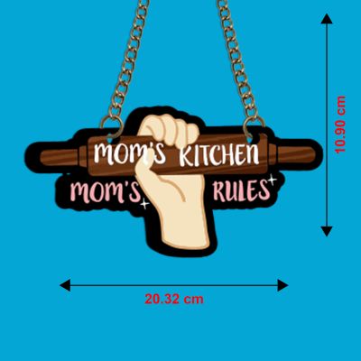 Mom's Kitchen MDF Wooden Wall Hanging