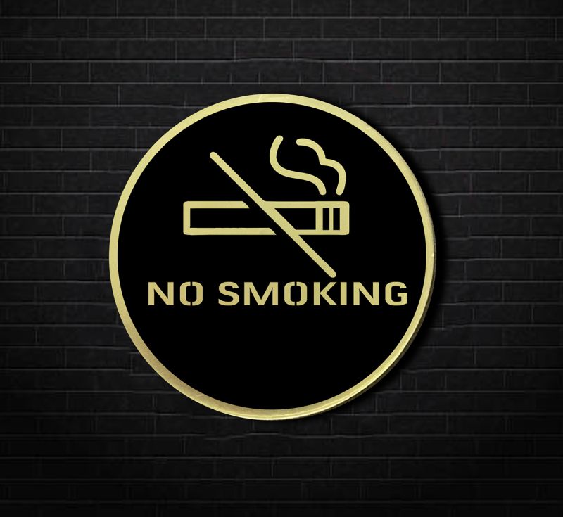 No Smoking Sign Board